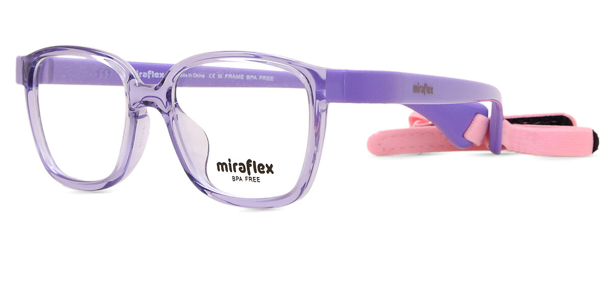 L125 Color Miraflex MF4002 Kids K607 Cuadrado Transparent Lilac gafas | GafasWorld ...